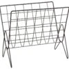 Porte-revue En Métal Coloris Noir - Dim : L.35,5 X L.32 X H.18 Cm -Electroménager Soldes accessoire de rangement 9852767