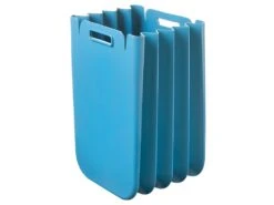 Poubelles Pour Le Tri Des Déchets Bleu Poudre Brillant