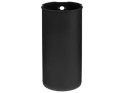 Poubelle Ronde 30 Litres En Métal Noir Charbon -Electroménager Soldes accessoire et rangement cuisine 12589185