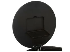 Poubelle Ronde 30 Litres En Métal Noir Charbon -Electroménager Soldes accessoire et rangement cuisine 12589187