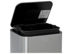 Poubelle 30 Litres Safir En Métal Inox Ouverture à Pédale -Electroménager Soldes accessoire et rangement cuisine 12590813