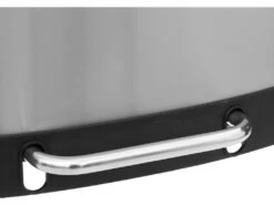 Poubelle En Métal Inox 50 Litres Ouverture à Pédale -Electroménager Soldes accessoire et rangement cuisine 12590899