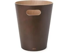 Corbeille à Papiers En Bois 7,5L Woodrow Espresso -Electroménager Soldes accessoire et rangement cuisine 12683453