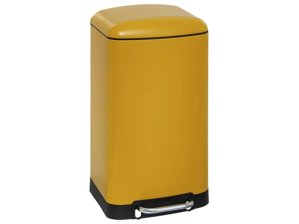 Poubelle 30 Litres En Métal Jaune Ouverture à Pédale 3 Poubelle 30 Litres En Métal Jaune Ouverture à Pédale
