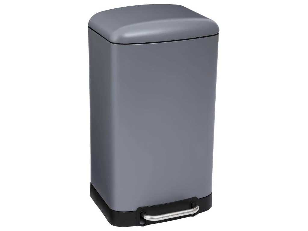 Poubelle 30 Litres En Métal Anthracite Ouverture à Pédale 3 Poubelle 30 Litres En Métal Anthracite Ouverture à Pédale