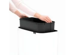 Touch Bin Sur Pieds 36 L Blanc Code R -Electroménager Soldes accessoire et rangement cuisine 18395105