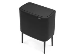 Touch Bin Sur Pied 36 L Noir Mat Code R -Electroménager Soldes accessoire et rangement cuisine 18395129