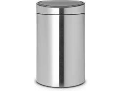 Brabantia Poubelle 40l Matt Steel - 114823
