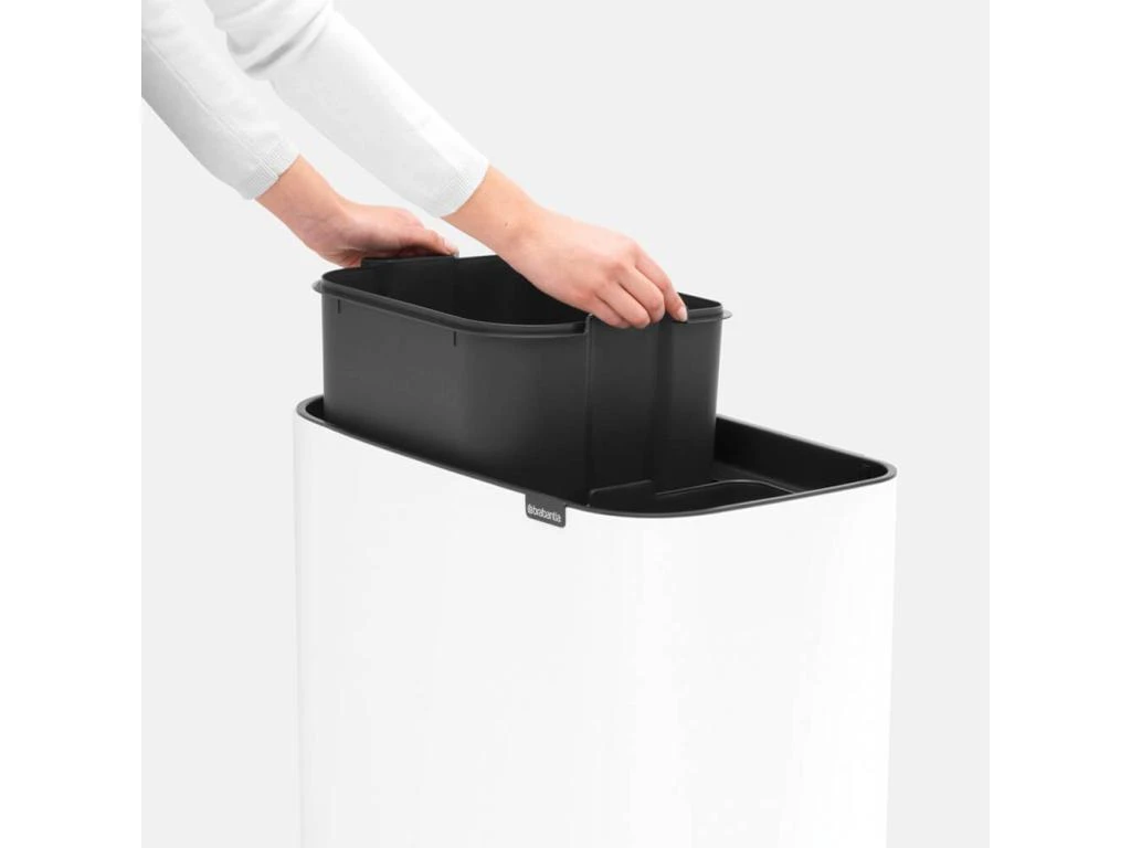 Brabantia Poubelle 2 Seaux 11+23l Blanc - 313547 6 Brabantia Poubelle 2 Seaux 11+23l Blanc - 313547 – Image 4