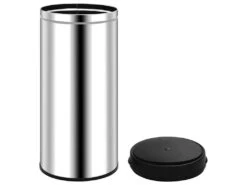 Poubelle à Capteur Automatique 80 Litres Acier Inoxydable 02_0006097 -Electroménager Soldes accessoire et rangement cuisine 19402991
