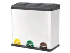 Poubelle à Ordures Acier Inoxydable 54 Litres 02_0006098