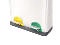 Poubelle à Ordures Acier Inoxydable 36 Litres 02_0006100 -Electroménager Soldes accessoire et rangement cuisine 19403067