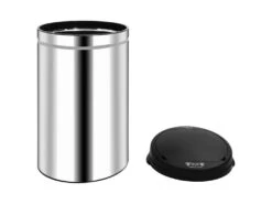 Poubelle à Capteur Automatique 40 Litres Acier Inoxydable 02_0006078 -Electroménager Soldes accessoire et rangement cuisine 19403079