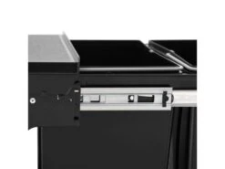 Poubelle Amovible De Cuisine Fermeture En Douceur 48 Litres Noir 02_0006109 -Electroménager Soldes accessoire et rangement cuisine 19403091