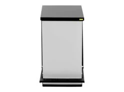 Poubelle à Pédale En Métal Pour La Cuisine (50 Litres, Acier Peint Par Poudrage, Pédale Avec Revétement Antidérapant, Coloris Gris) 14_0004463 -Electroménager Soldes accessoire et rangement cuisine 19403101