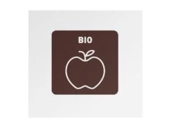 Poubelle De Tri Rectangulaire En Métal Pour Biodéchets (volume : 60 Litres, Matériau : Acier Peint, Coloris : Blanc, Dimensions (lxlxh) : 30 X 30 X 69 Cm) 14_0004447 -Electroménager Soldes accessoire et rangement cuisine 19403195