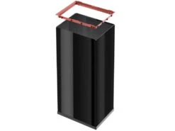 Poubelle Big-box Swing Taille Xl 52 Litres Noir 02_0006088 -Electroménager Soldes accessoire et rangement cuisine 19403205