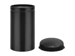 Poubelle à Capteur Automatique 50 Litres Acier Au Carbone Noir 02_0006087 -Electroménager Soldes accessoire et rangement cuisine 19902143