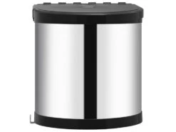 Poubelle Intégrée De Cuisine Acier Inoxydable 8 Litres 02_0006084