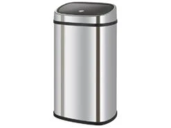 Poubelle De Recyclage Catter House Futuro 48L 39,5x28x57 Cm En Acier Inoxydable Avec Système ITouch Et Ouverture Automatique
