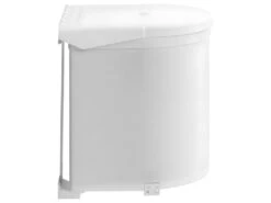 Poubelle Intégrée De Cuisine Plastique 8 Litres Blanc 02_0006083 -Electroménager Soldes accessoire et rangement cuisine 22039097