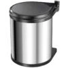 Hailo Poubelle Compact-box Taille M 15 L Acier Inoxydable 3555-101 02_0006054 -Electroménager Soldes accessoire et rangement cuisine 22140177