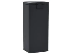 Poubelle à Pédale Anti-empreinte 30 Litres Acier Inoxydable Noir 02_0006099 -Electroménager Soldes accessoire et rangement cuisine 22140687
