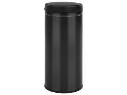 Poubelle à Capteur Automatique 80 Litres Acier Au Carbone Noir 02_0006034 -Electroménager Soldes accessoire et rangement cuisine 22169917