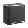 Poubelle De Recyclage Poubelle Double Seau 2 X 24 Litres 2 Compartiments Mécanisme Tampon Pédales Couvercle Acier Seau Intérieur En Plastique Poignée De Transport Noir Ltb48bk 12_0002471 -Electroménager Soldes accessoire et rangement cuisine 22261989