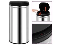 Poubelle à Capteur Automatique 70 Litres Acier Inoxydable 02_0006063 8 Poubelle à Capteur Automatique 70 Litres Acier Inoxydable 02_0006063 -Electroménager Soldes accessoire et rangement cuisine 22476101
