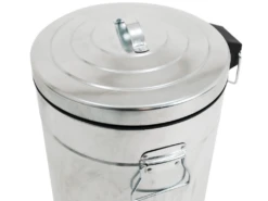 Poubelle De Cuisine à Pédale 30L Vintage BROOKLYN Galvanisé En Acier Inox Avec Seau -Electroménager Soldes accessoire et rangement cuisine 9164097