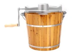 Sorbetière électrique GIVRETO En Bois 3.5 L -Electroménager Soldes art culinaire 416817