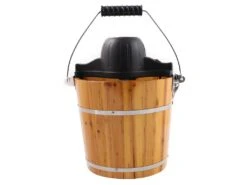 Sorbetière électrique GIVRETO En Bois 3.5 L -Electroménager Soldes art culinaire 416835