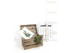 Coffre En Bois Chêne Foncé 39x33x30,5cm -Electroménager Soldes banc bout de lit malle et coffre 8926393