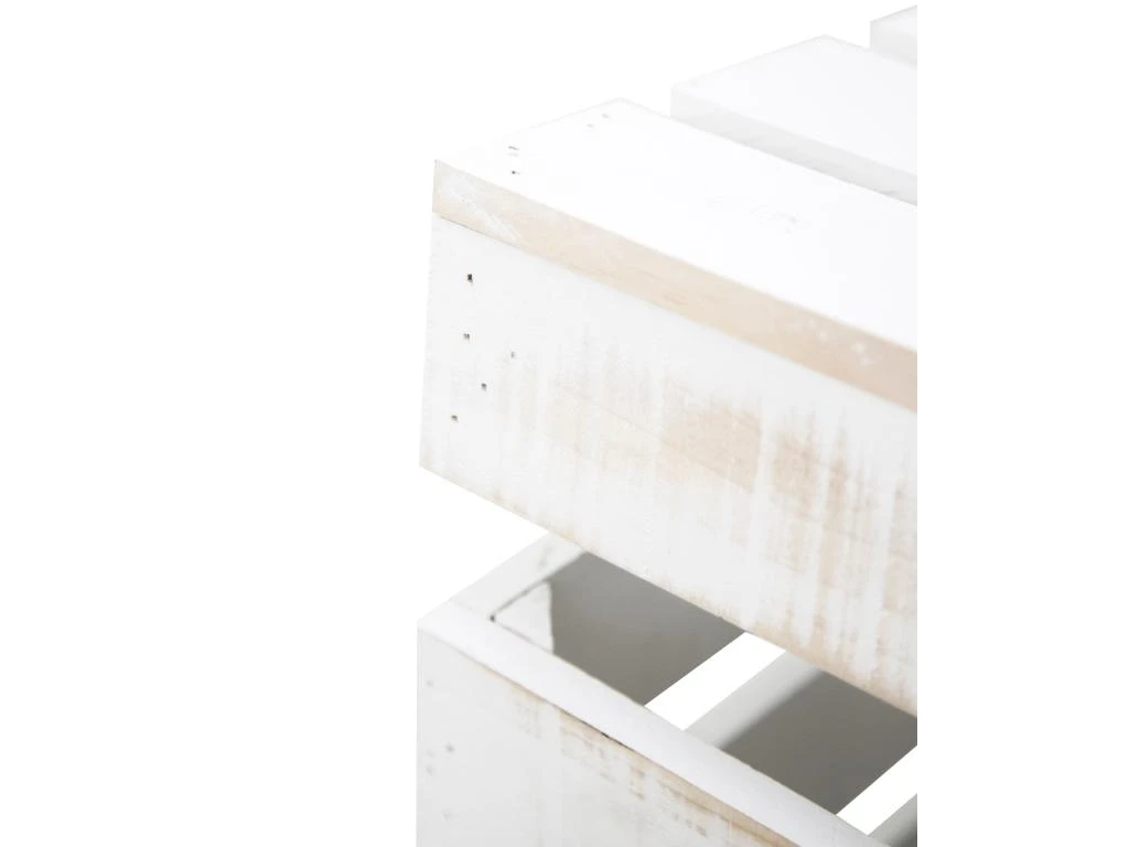 Coffre En Bois Décapé 39x33x30,5cm 5 Coffre En Bois Décapé 39x33x30,5cm – Image 3