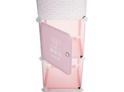 Colonne 4 Cases Enfant Rose Atmosphera - Rose -Electroménager Soldes banc bout de lit malle et coffre 9175621