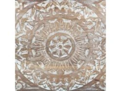 Coffre De Rangement En Bois De Manguier Sculpté -Electroménager Soldes banc bout de lit malle et coffre 9507393