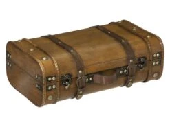 Lot De 2 Coffres De Rangement Cantines Rétro En Bois -Electroménager Soldes banc bout de lit malle et coffre 9507531