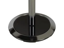 Meuble De Bar ALISETO - MDF & Métal Chromé - Noir -Electroménager Soldes bar 298895