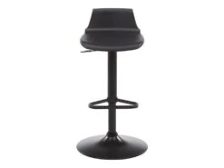 Ensemble "Mange Debout" : Meuble De Bar MORENA + 2 Tabourets De Bar CALAS - Noir Et Effet Noyer -Electroménager Soldes bar 428027