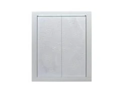 Vaisselier 2 Portes Laqué Blanc à LEDs - MARKS -Electroménager Soldes buffet 11127781