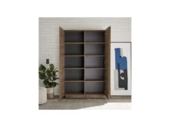 Vaisselier 2 Portes Chêne Noisette - STARS -Electroménager Soldes buffet 11128093