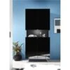 Vaisselier 2 Portes Laqué Noir à LEDs - TARENTE N°1 -Electroménager Soldes buffet 11128273