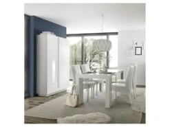 Vaisselier 2 Portes Laqué Blanc Brillant - STARS 9 Vaisselier 2 Portes Laqué Blanc Brillant - STARS -Electroménager Soldes buffet 11140399