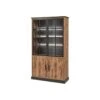 Vaisselier Lumineux 4 Portes Bois Tropical - TESSA 1 Vaisselier Lumineux 4 Portes Bois Tropical - TESSA -Electroménager Soldes buffet 11140477