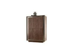 Vaisselier 4 Portes Chêne Foncé - RIMINI