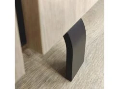 YUMA - Meuble De Rangement 3 Portes Industriel Effet Chêne -Electroménager Soldes buffet 8932549