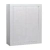 DAYTON WHITE - Meuble De Rangement 2 Portes Laqué Blanc Et Leds -Electroménager Soldes buffet 8933441