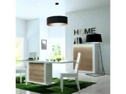 DAYTON OAK - Meuble De Rangement 2 Portes Effet Chêne Et Leds -Electroménager Soldes buffet 8933711