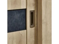 IRIS - Buffet 2 Portes Coulissantes Imitation Bois -Electroménager Soldes buffet 9518937